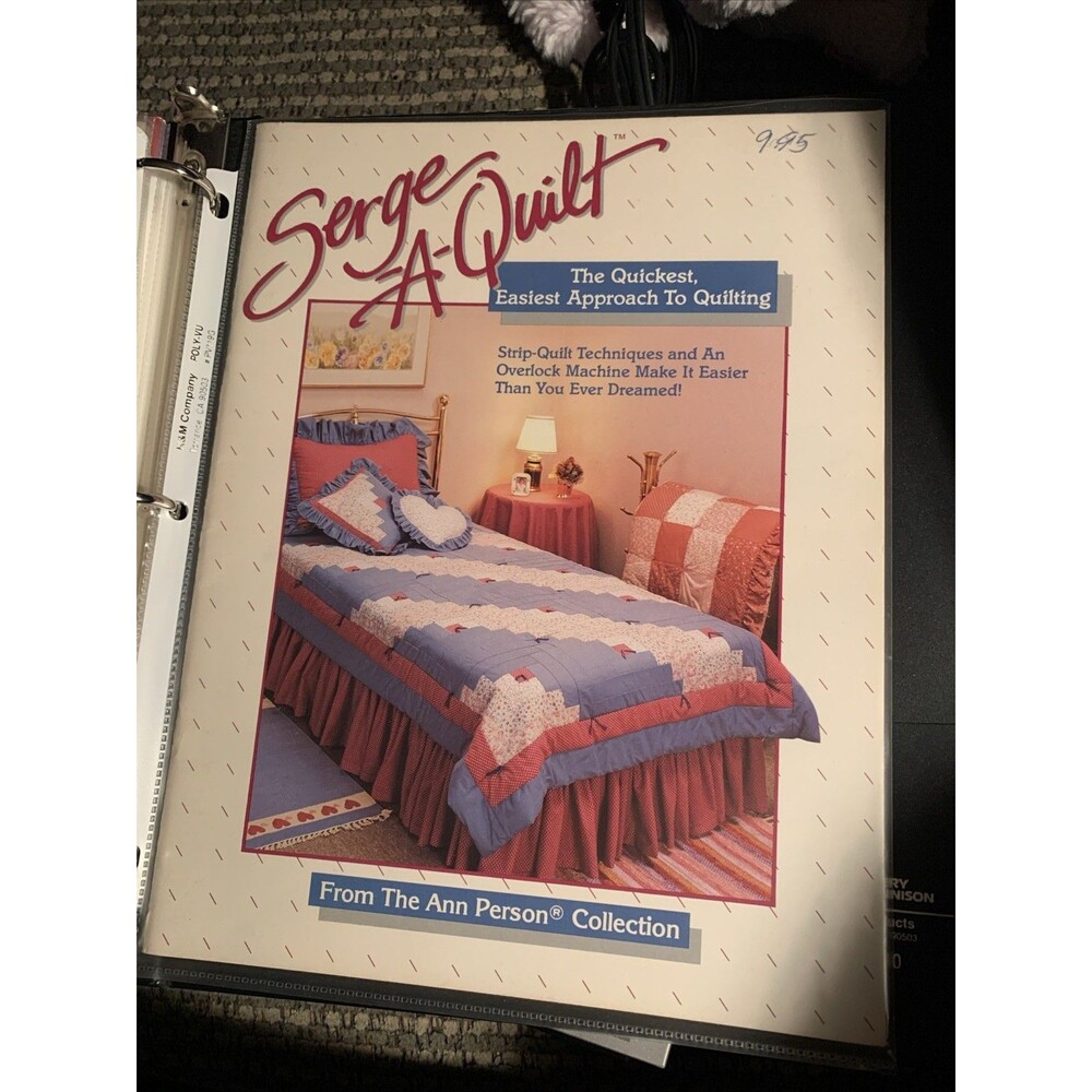 Serge-a-quilt: The quickest, easiest approach to quilting Person, Ann